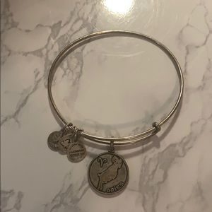 Alex and Ani Silver Aries Bangle